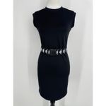 Kappa Logo Belt Mini Dress Size Extra Small Black Athleisure Sporty Streetwear Photo 2