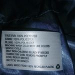 Wild Fable  L Y2K Blue Heaven Shag Teddy Bear Zip Front Satin Lined Jacket Photo 2