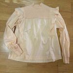 ALC Frank A.L.C. Jullian Victorian Smocked Cottagecore Prairie Career Coastal Blou… Photo 2