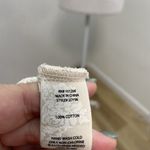 Soft Surroundings Slub Cotton Gauze Stripe Button Down Shirt Beachy size Large Photo 8