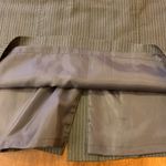 Cato  Pencil Skirt 12 Gray White Pinstripe Mini Lined Back Zip Elegant Classic Photo 3