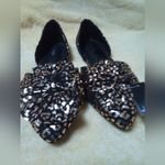 Torrid Leo metallic bow pointy toe flats Photo 6