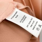Anthropologie ASTR The Label Blush Pink Satin Silky Slip Dress Midi Side Slit Medium Cowl Neck Photo 14