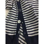 Anthropologie Rosie Neira Womens Sweater Size XS Shallop Blue Striped Buttons Photo 8