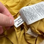 Madewell  Raelynn‎ Long Sleeve Gold Yellow Wrap Tie Top Size S Photo 9
