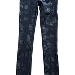 Spanx Look at Me Now Camouflage Seamless Leggings Black Slimming EUC Small Photo 0