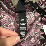 Agnes & Dora  Geometric Paisley Short Sleeve Relaxed Ruffle‎ Tee Top Size L Photo 4