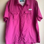 Magellan outdoors  Women’s Vibrant Pink Button Down Shirt size XXL Photo 0