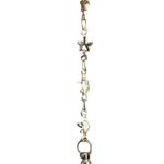 None Gold Tone Airpods Holder Earrings Dangle Stars Pierced 4" Long NWOT Photo 3