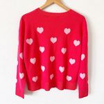 Lilly Pulitzer Hearts Jacquard Tensley Sweater in Rococo Red Photo 7
