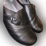 Dansko  Franny Black Leather Velcro Slip On Loafers Comfy Nursing Shoes 41 Photo 8