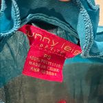 Sunny Leigh  Teal Ruffled Blouse Photo 1