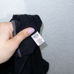 Lou & grey Black Asymmetrical Zip Cotton Blend Jacket Size Small Photo 6