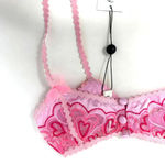 For Love & Lemons Retro Heart Garter Pink Size XS Photo 5