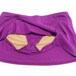 Lands' End size 8 Mini swim skirt w slit tummy control Purple 360767 Photo 1