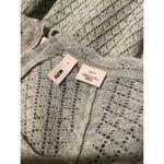 Anthropologie  Moth Lacey 100% Wool Lightweight Sweater Moss Green Size XS Photo 5