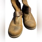 UGG  Women’s Dree Brown Suede Harness Riding Boots Size US 7.5 Photo 2