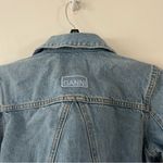 Ganni Light Blue Denim Jacket NWT Photo 7