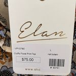 Elan  Women’s Boho Floral Print Cotton Split Neck Flutter Sleeve Top & Skirt Set Photo 8