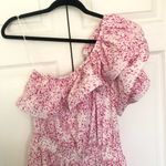 Buddy Love Sofia Pink White One Shoulder Ruffle Mini Dress Size M Size M Photo 2