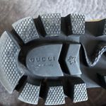 Gucci  Frances GG Combat Boots Lug Sole Matelasse Quilted Leather Tan Size EU 37 Photo 12