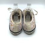 Converse Low Top Sneakers Lace Crochet Yellow Purple Womens 6 Photo 5
