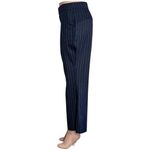 FAVORITE DAUGHTER Phoebe Flared Pants, Navy Pinstripe, 14 (US) Blue Photo 4