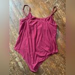 Aeropostale  Maroon Bodysuit w/ Built in Bra Women’s Size XL Photo 4
