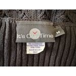 it's our time Y2K Black Crochet Crop Top MADE IN USA Size Medium Photo 5