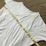 DemyLee New York 100% Pima cotton made in Peru layered white tissue thin tee Size M Photo 9