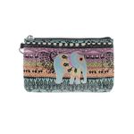 Sakroots charging wristlet, One World Boho style, elephant embroidery Photo 1