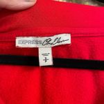 EXPRESS Lipstick Red Oversized V Neck Pullover Dolman Style Sweater Small Photo 4