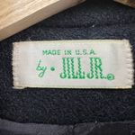 Jill Jr. MEDIUM American VINTAGE 70s Black Wool Blend Opera Over Trench Coat Photo 11
