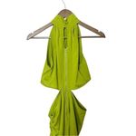 Kendall + Kylie  Cobain Dress‎ Citron Green Cut Out Asymmetric Hem Size 0-2 Photo 6