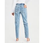 American Eagle OutFitters High-Rise Distressed Mom Jeans Photo 1