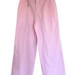 ZARA NWOT  WIDE LEG COTTON BLOGGERS FAVE WIDE LEG PANT SUPER HIGH RISE LARGE Photo 2