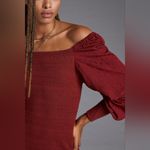 Anthropologie  Smocked Puff-Sleeved Midi Dress Photo 2