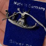 VTG Made In Germany Sterling Silver Charm Gondola Venetian 925 Photo 4