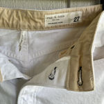 Rag and Bone  Maya Ultra High Rise 5” Midi Short Organic Cotton in Summer White 27 Photo 4