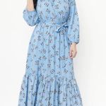 Unique Vintage Blue & Butterflies PLUS SIZE Sweet Escape Maxi Dress NWT | 2XL | Photo 4