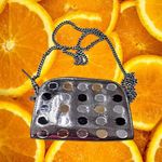 ERIC Javits Mirror‎ Crossbody and Clutch Bag Silver Photo 2