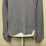 Joie  Cicilia Wool Blend Merallic Sweater in Soft Heather Gray Size Small NWT Photo 3