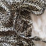 Cupcakes & cashmere leopard print wrap dress M Black Size M Photo 7