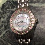 Pink jeweled watch Photo 2