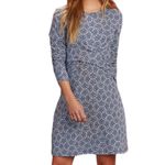 Hatley Women’s Martine Dress Blue White Scallop Print A Photo 9