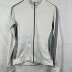 Alo Yoga Alo Sport Contour White Running Track Jacket Size S Photo 0