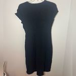 Boden USA Boden Cap Sleeve Faux Wrap Mini Dress Women’s Black Cotton Casual Size 6 Photo 4