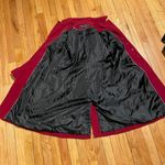 Fleet Street LTD Wool Peacoat collar button fit bodice Vintage Sz S Red Photo 3