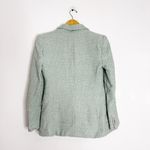 ZARA Textured Tweed Double-Breasted Blazer Size Medium Photo 2