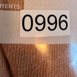 Free People  Huntington Oversized Cowl Neck Pullover Sweatshirt Orange Peach Sz S Photo 8